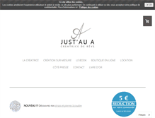 Tablet Screenshot of just-au-a.com